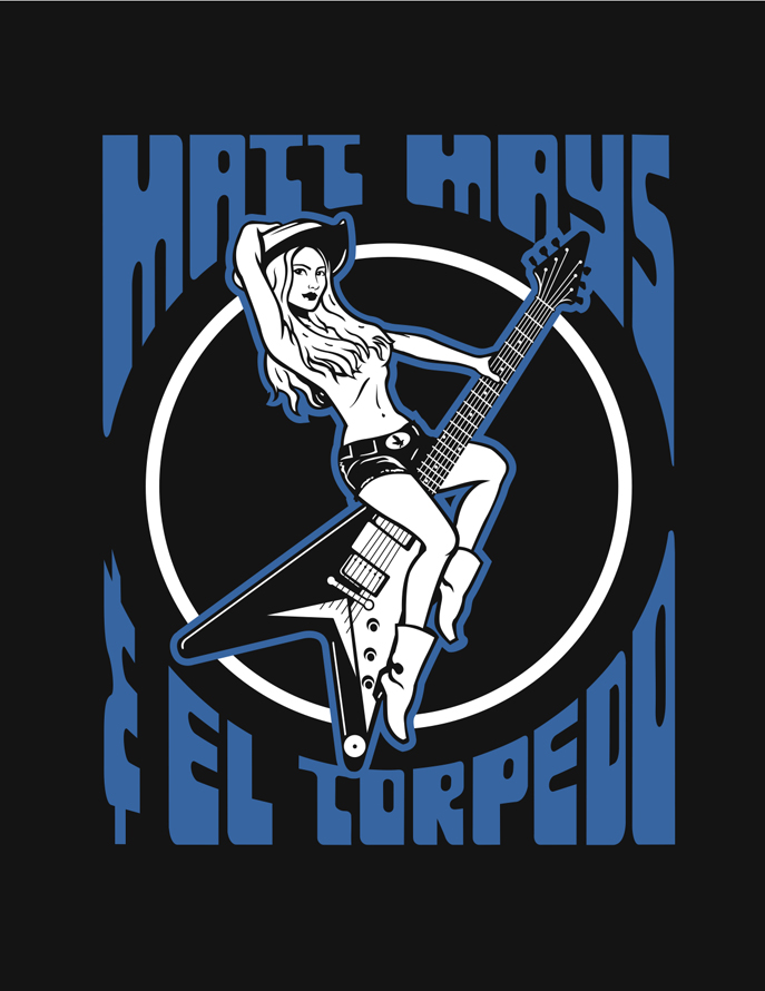 Tshirt Matt Mays & El Torpedo tour. 2006 Ottawa Gig Posters